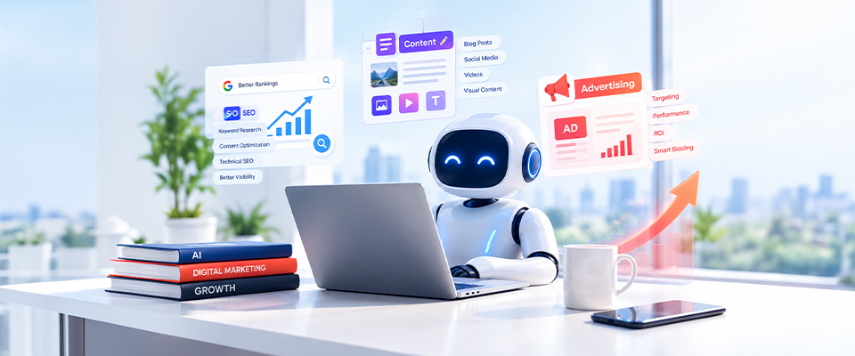 AI in Digital Marketing: The Future of SEO, Content, and Advertising